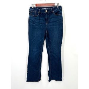 Chico's Dark Blue Boot Cut Jeans